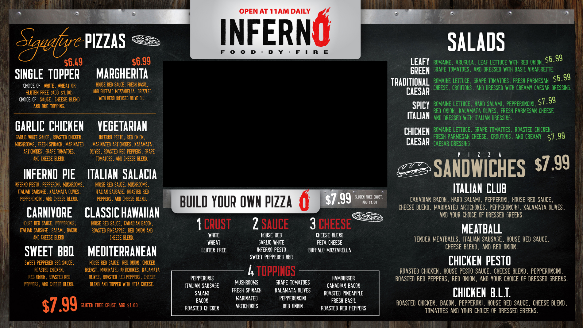    Deli Menu 4-display