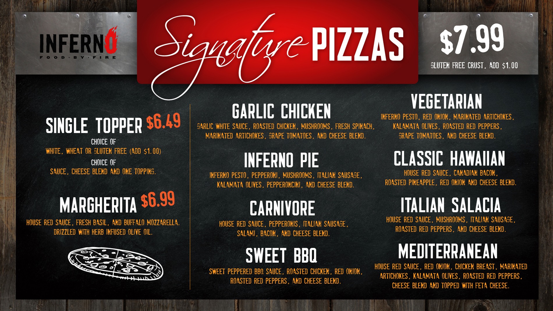     Inferno Menu 2-display