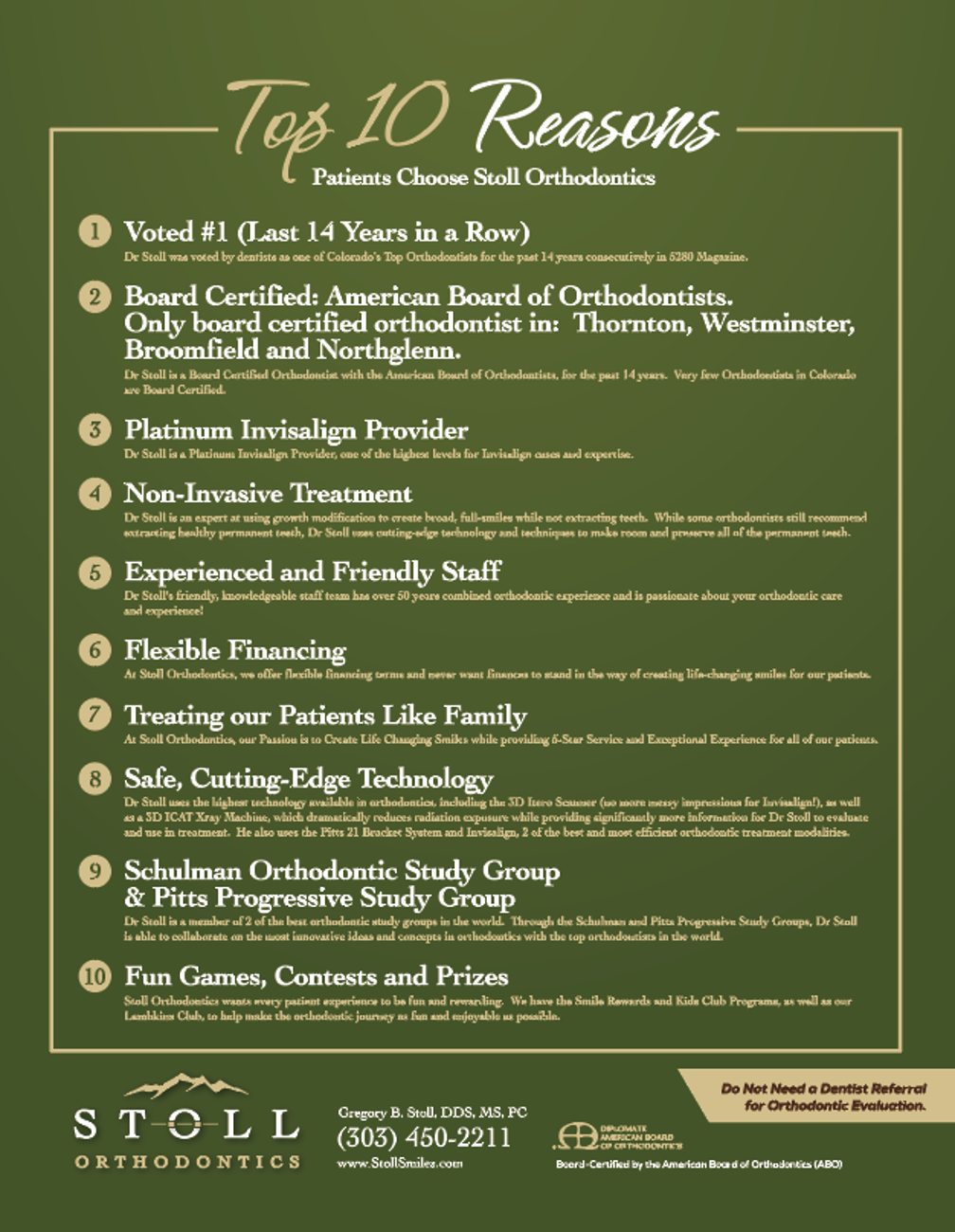     Top 10 Flyer-display