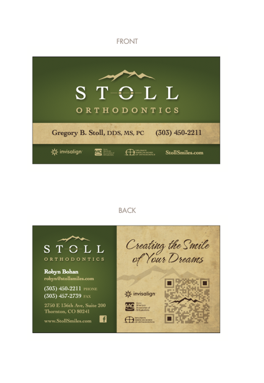    Staff Business Card-display