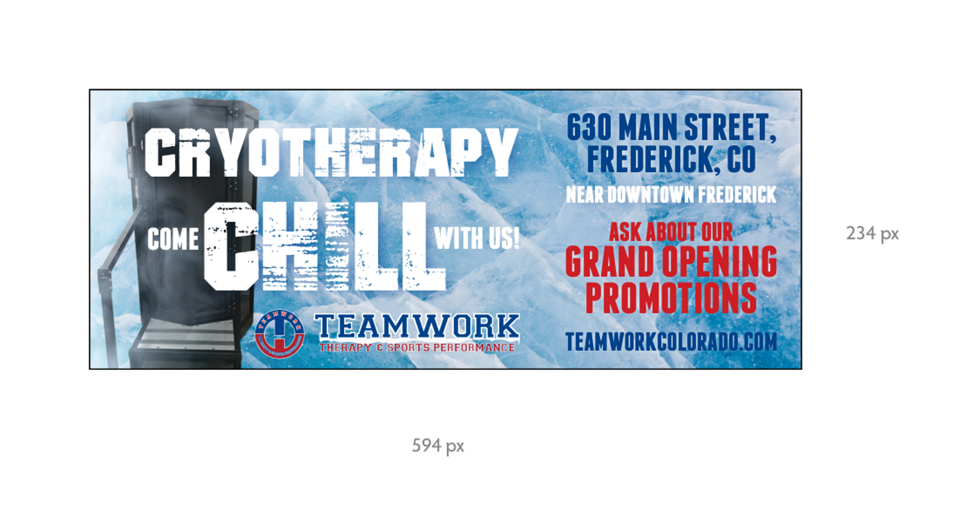     Cryotherapy ad-display